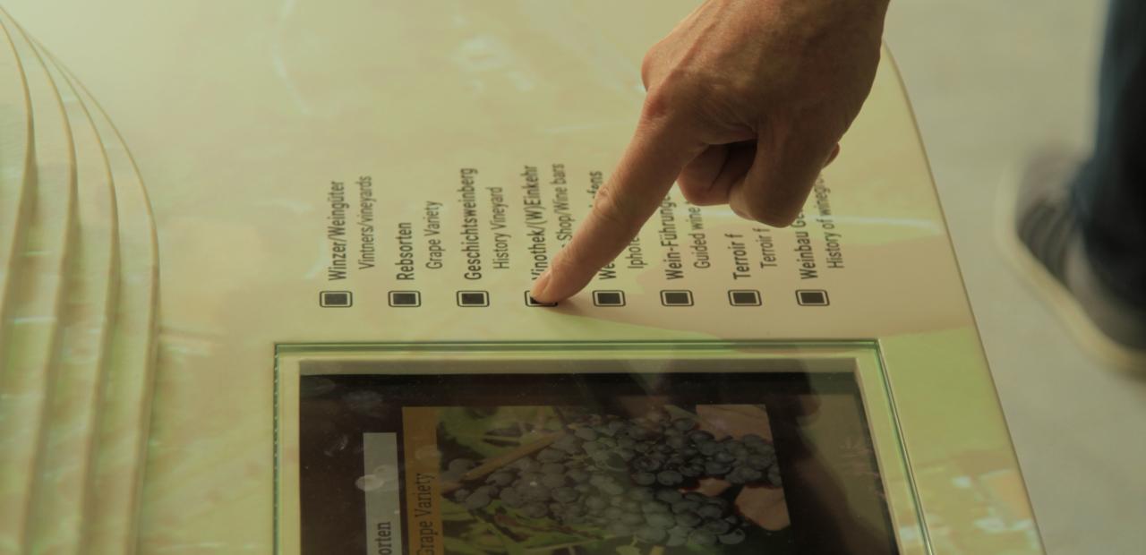 Schwanbergmodell Touchscreen